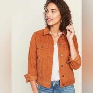 Old Navy Rust Corduroy Jacket